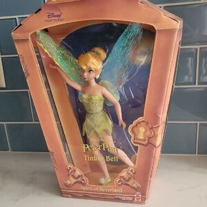Disney Peter Pan Tinker Bell Doll with Glittering Wings